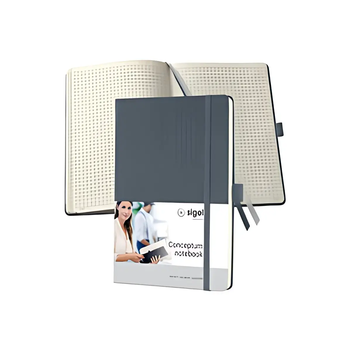 sigel Carnet de notes Conceptum, A5, uni, noir photo du produit