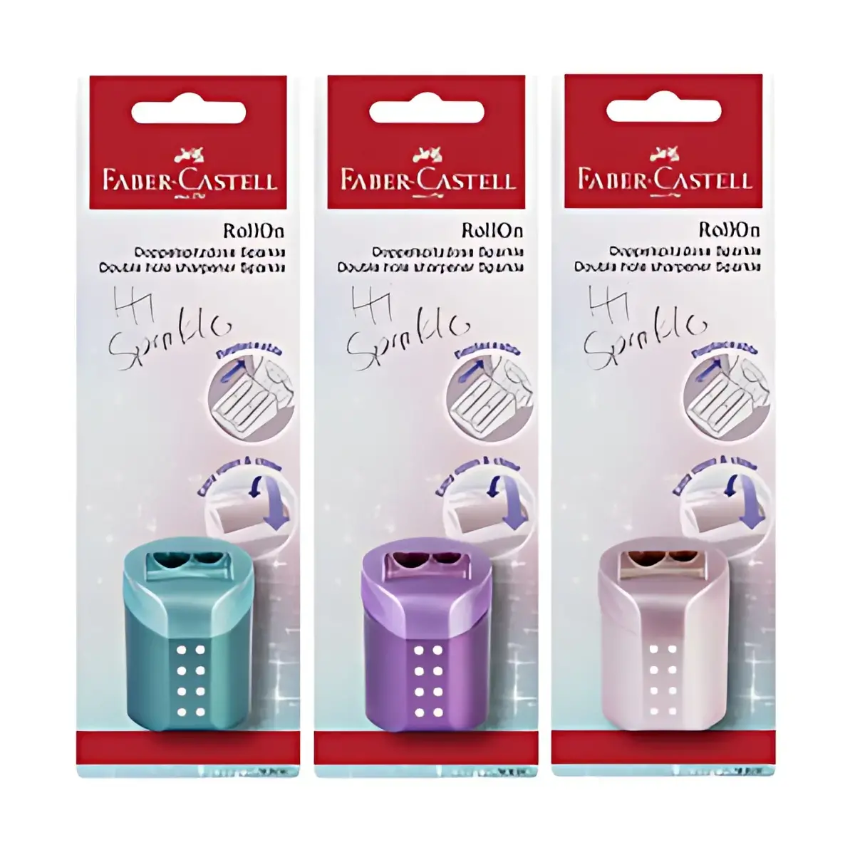 FABER-CASTELL Taille-crayon double RollOn SPARKLE photo du produit