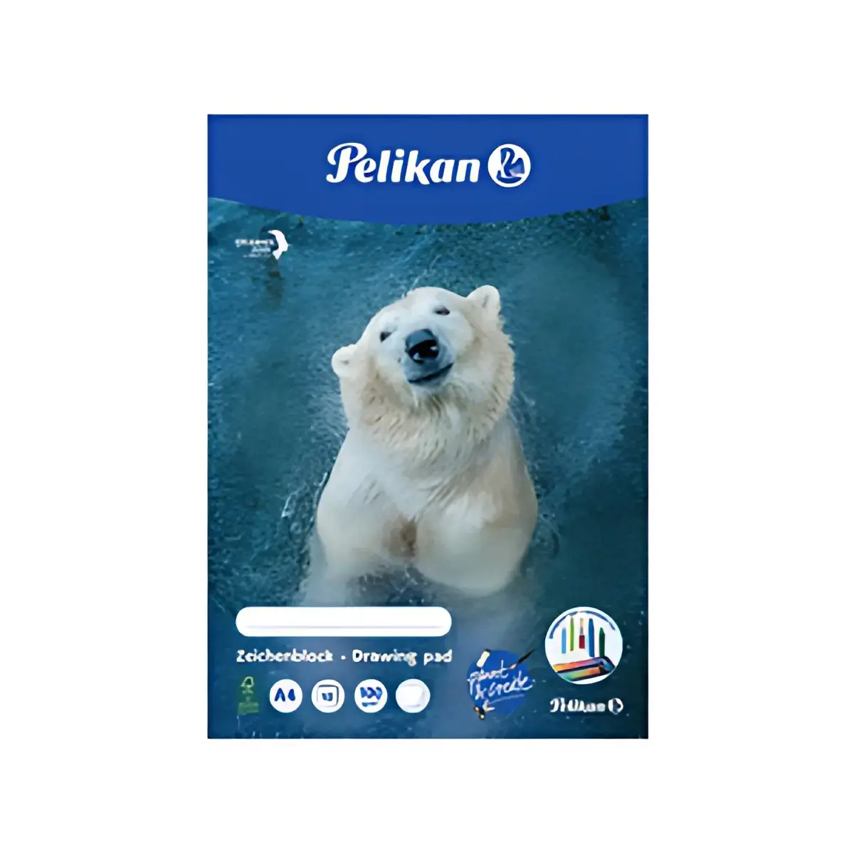 Pelikan Bloc &agrave; dessin C 4/10, A4, 100 g/m2, 10 feuilles photo du produit