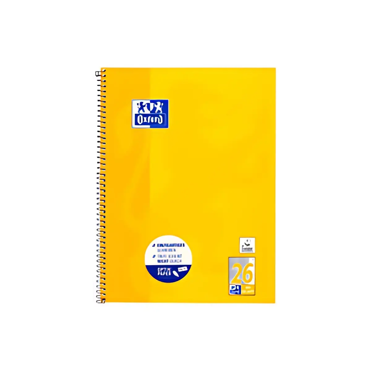 Oxford Cahier à spirale, A4+, uni, 160 pages, orange photo du produit