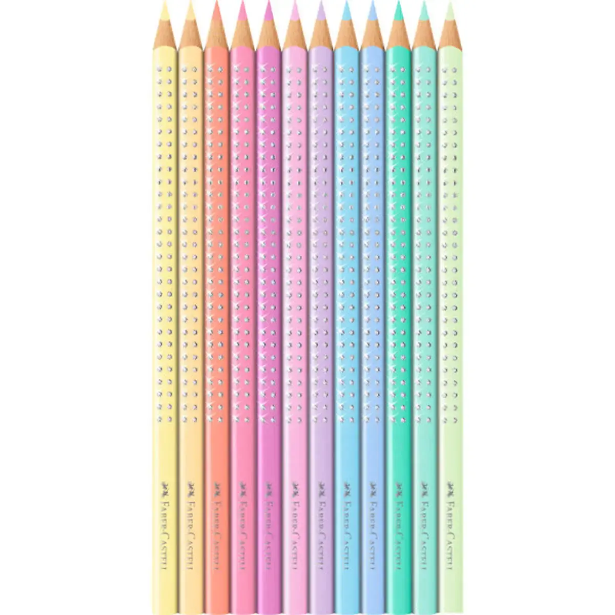 FABER-CASTELL Crayon de couleur SPARKLE PASTEL, étui de 12 photo du produit