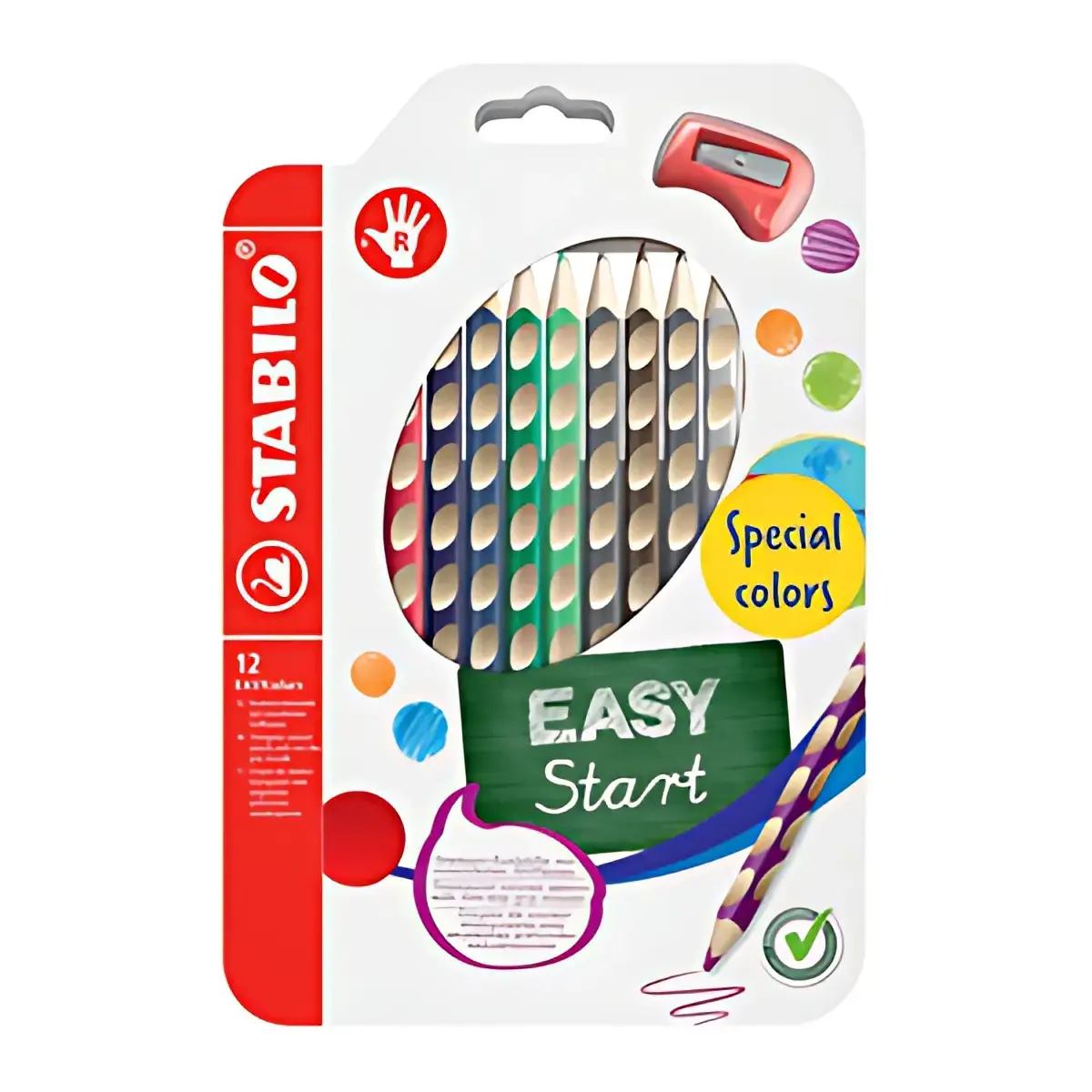 STABILO Crayon de couleur EASYcolors R, &eacute;tui de 12 photo du produit