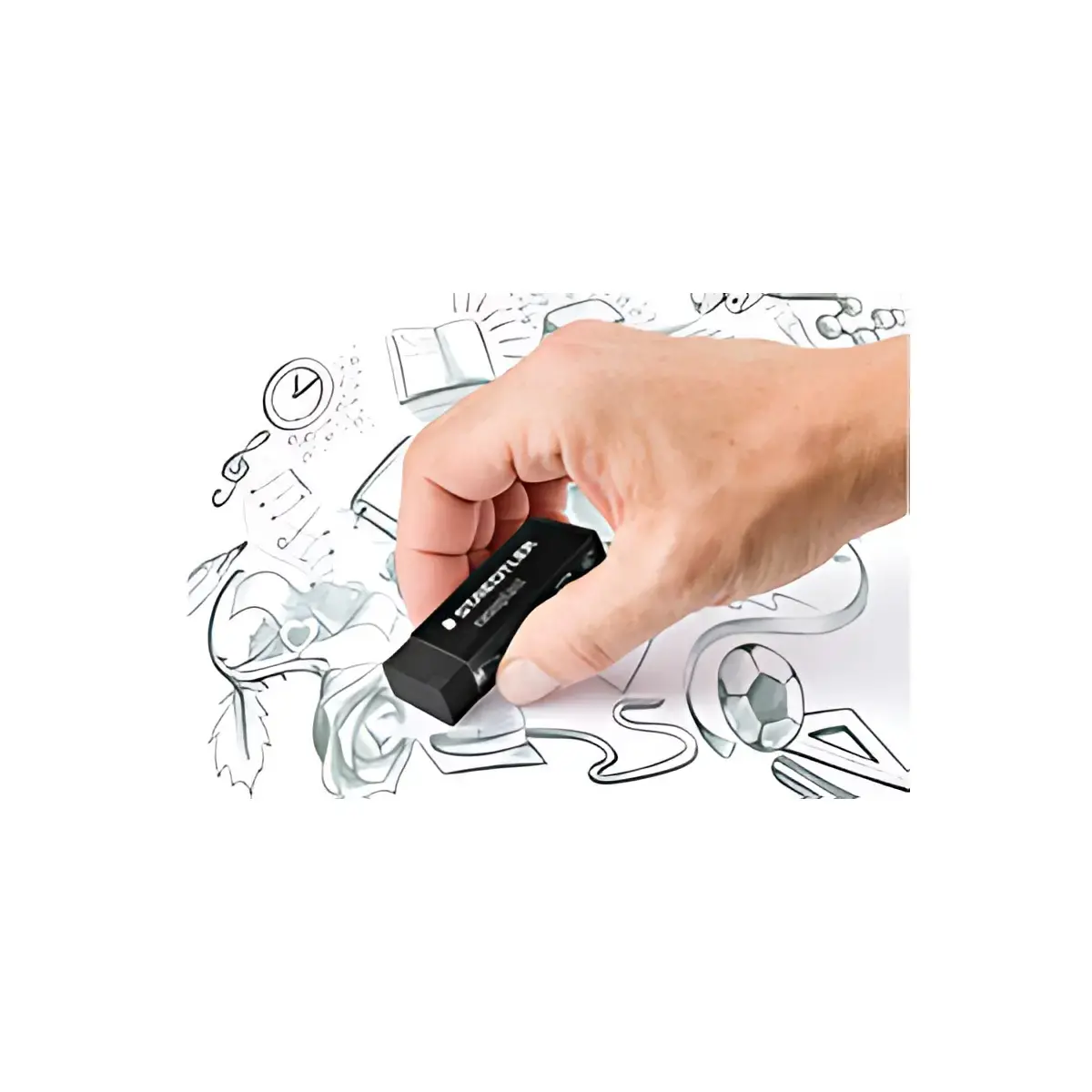 STAEDTLER Gomme plastique rasoplast B40, noir photo du produit