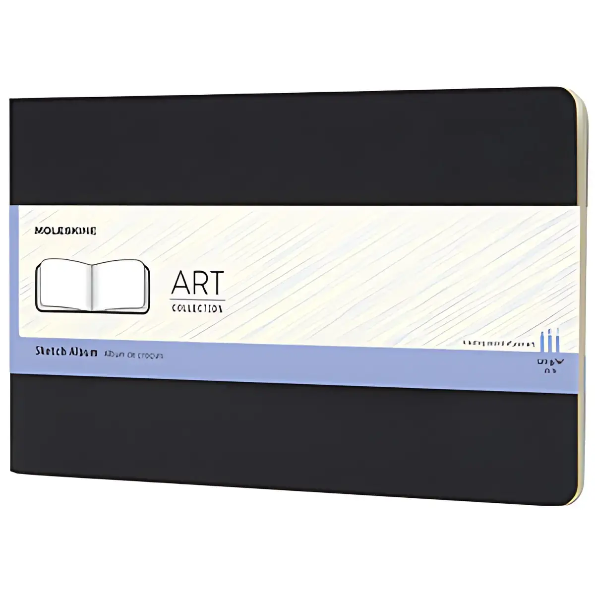 MOLESKINE Album de croquis, P/A6, 120 g/m2, carton, noir photo du produit