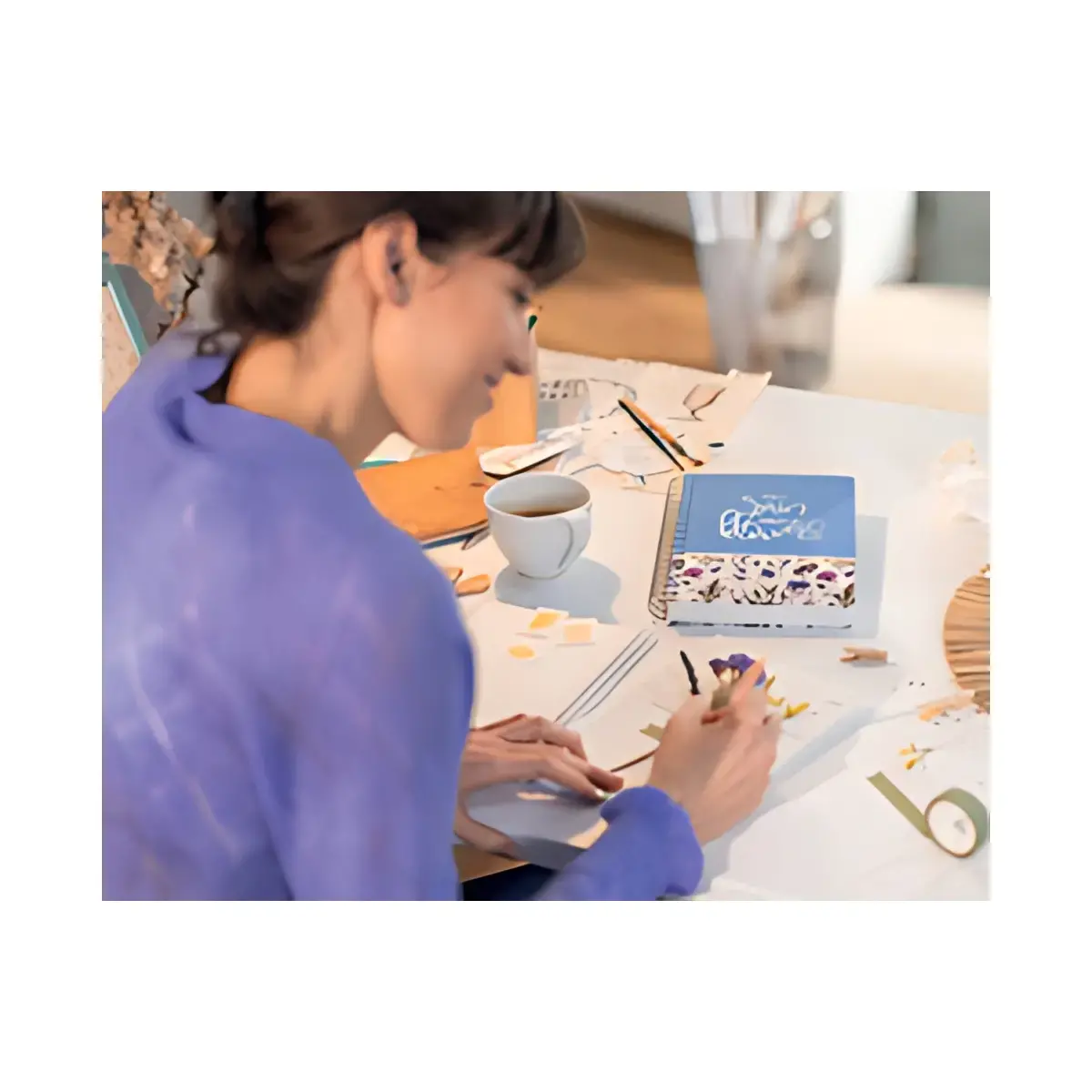 sigel Carnet à spirale Jolie Inspire 'Violet Marble', A5 photo du produit