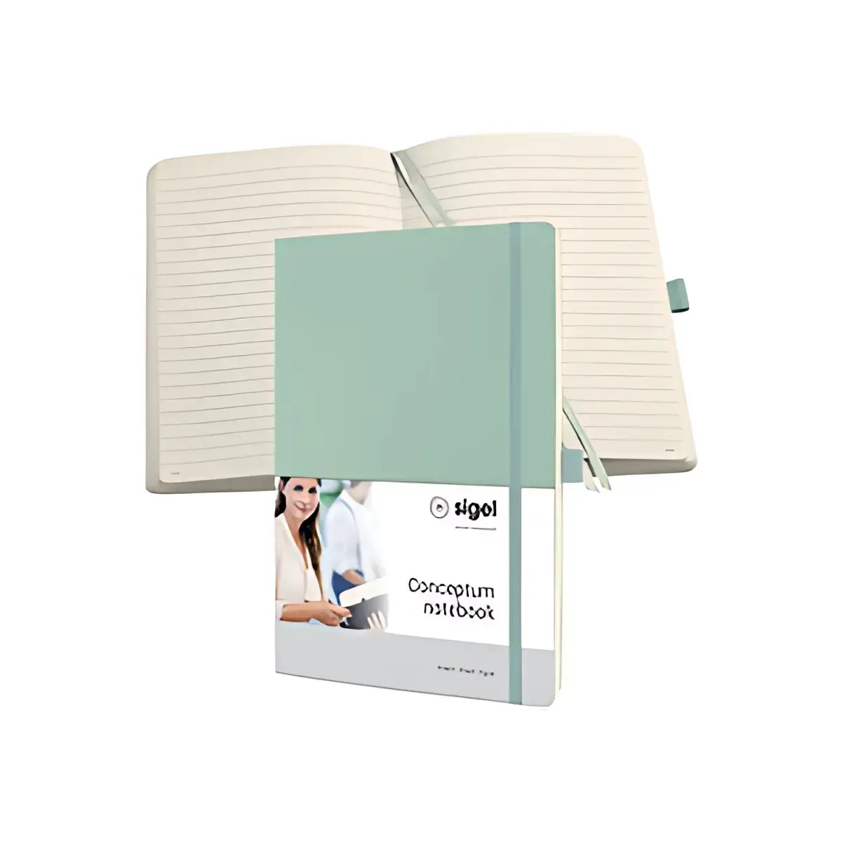 sigel Carnet de notes Conceptum, A4, lign&eacute;, bleu photo du produit