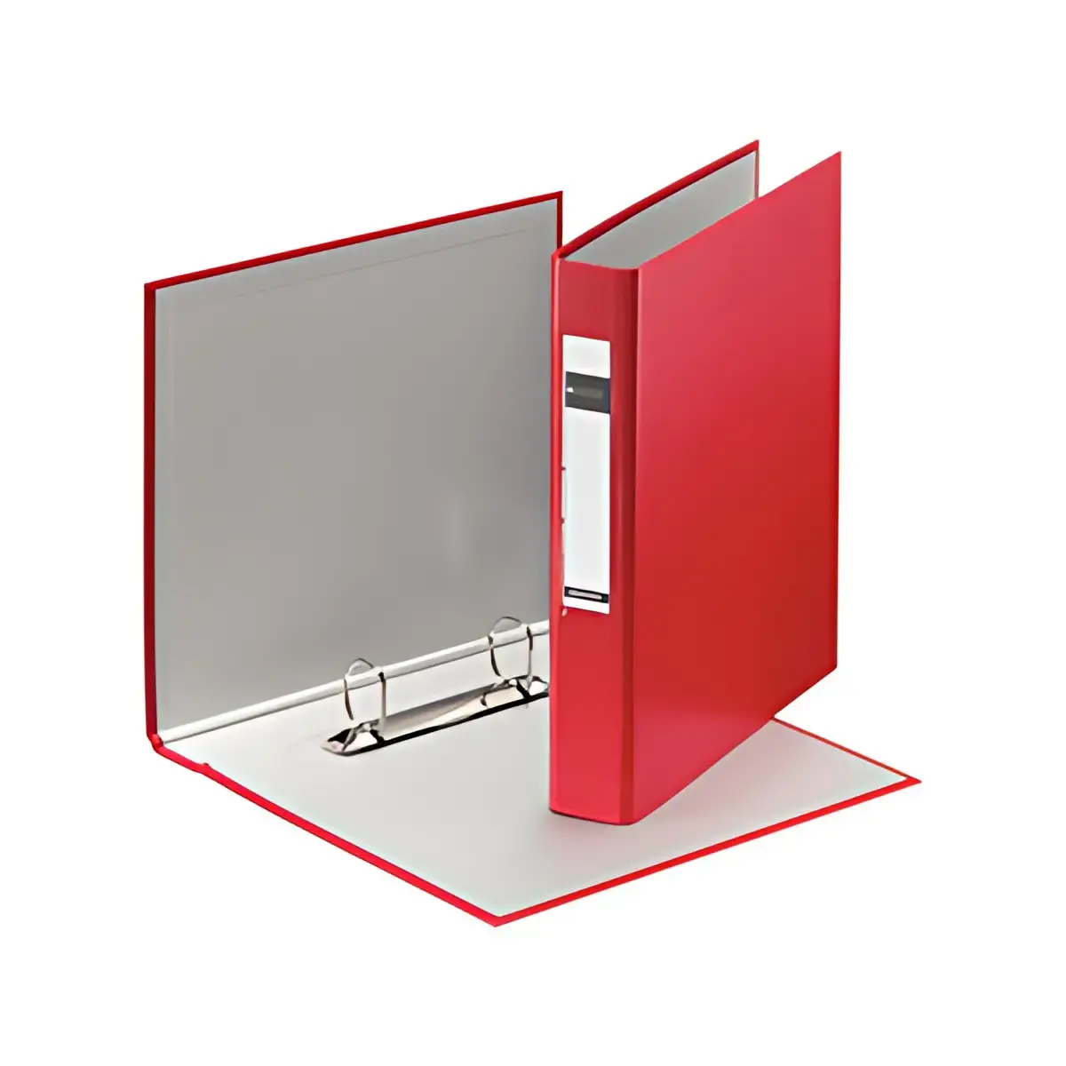 LEITZ Classeur &agrave; anneaux Standard, A5, rouge, m&eacute;canisme &agrave; 2 photo du produit