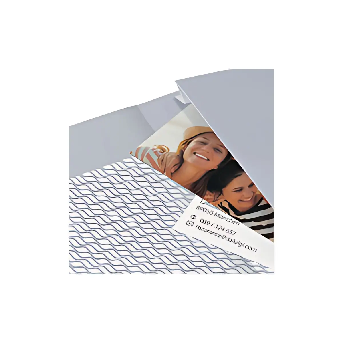 sigel Carnet Jolie Impress, similicuir, A6, bleu fonc&eacute; photo du produit