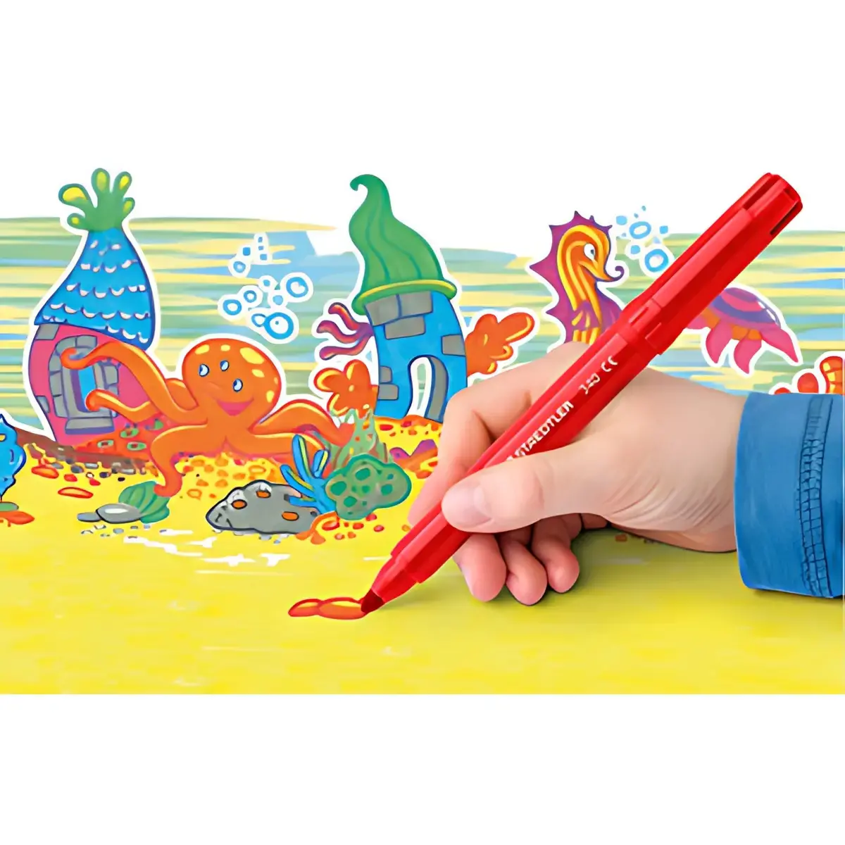 STAEDTLER Feutre de coloriage Noris jumbo, boîte de 144 photo du produit