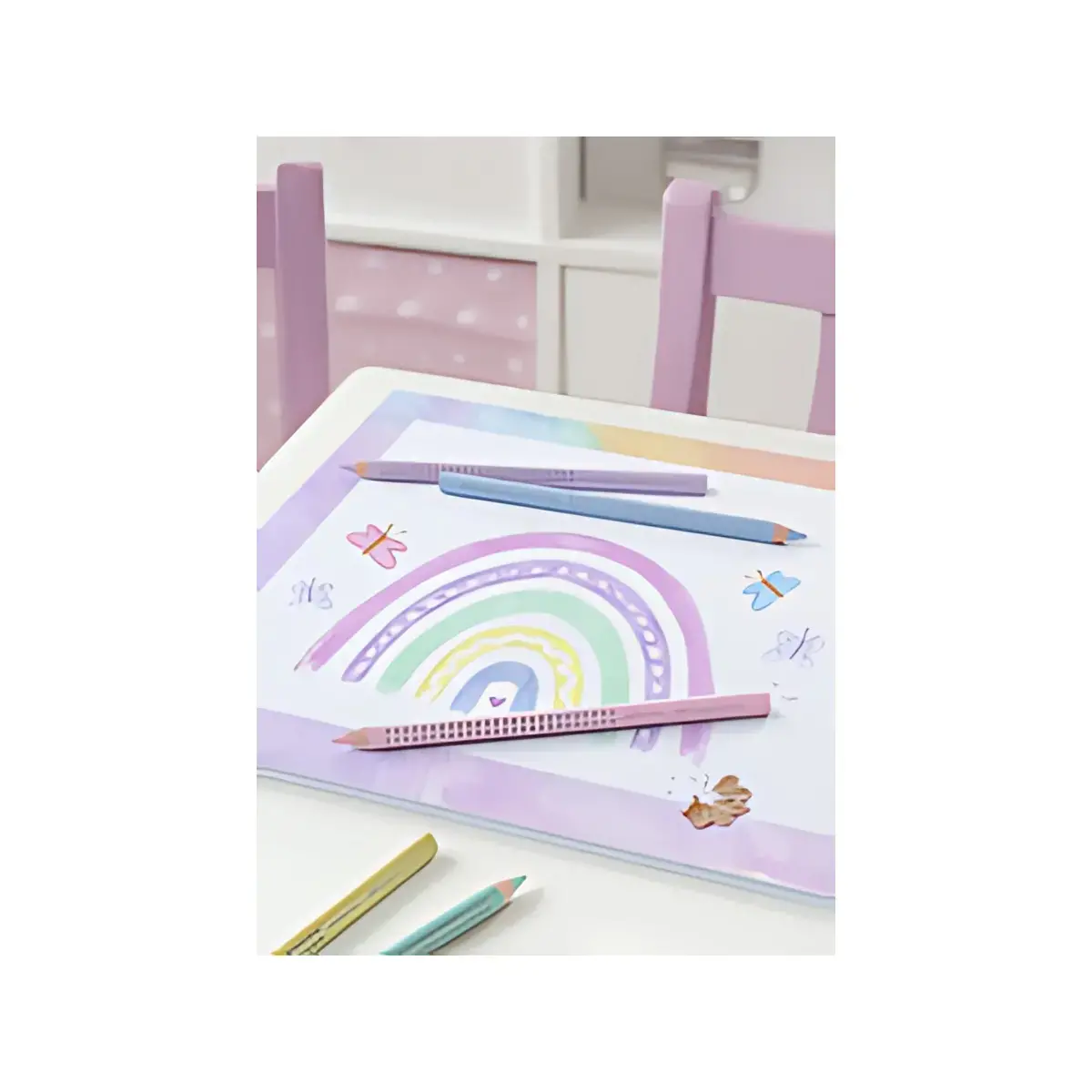 FABER-CASTELL Crayon de couleur triangulaire Jumbo GRIP photo du produit