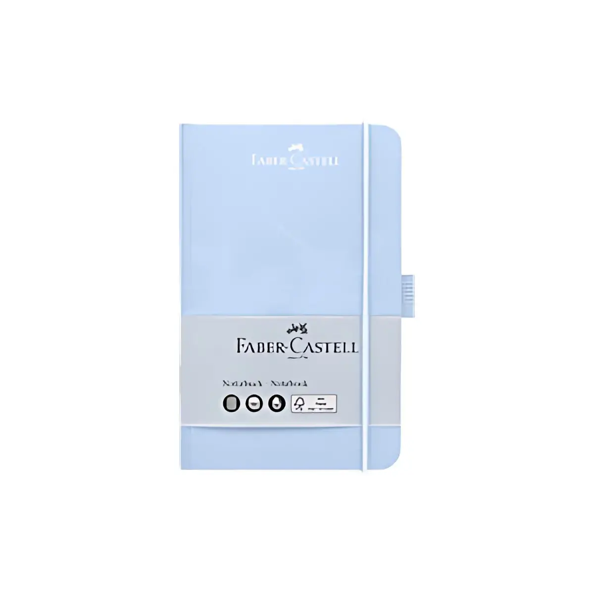 FABER-CASTELL Carnet, A6, quadrill&eacute;, bleu ciel photo du produit