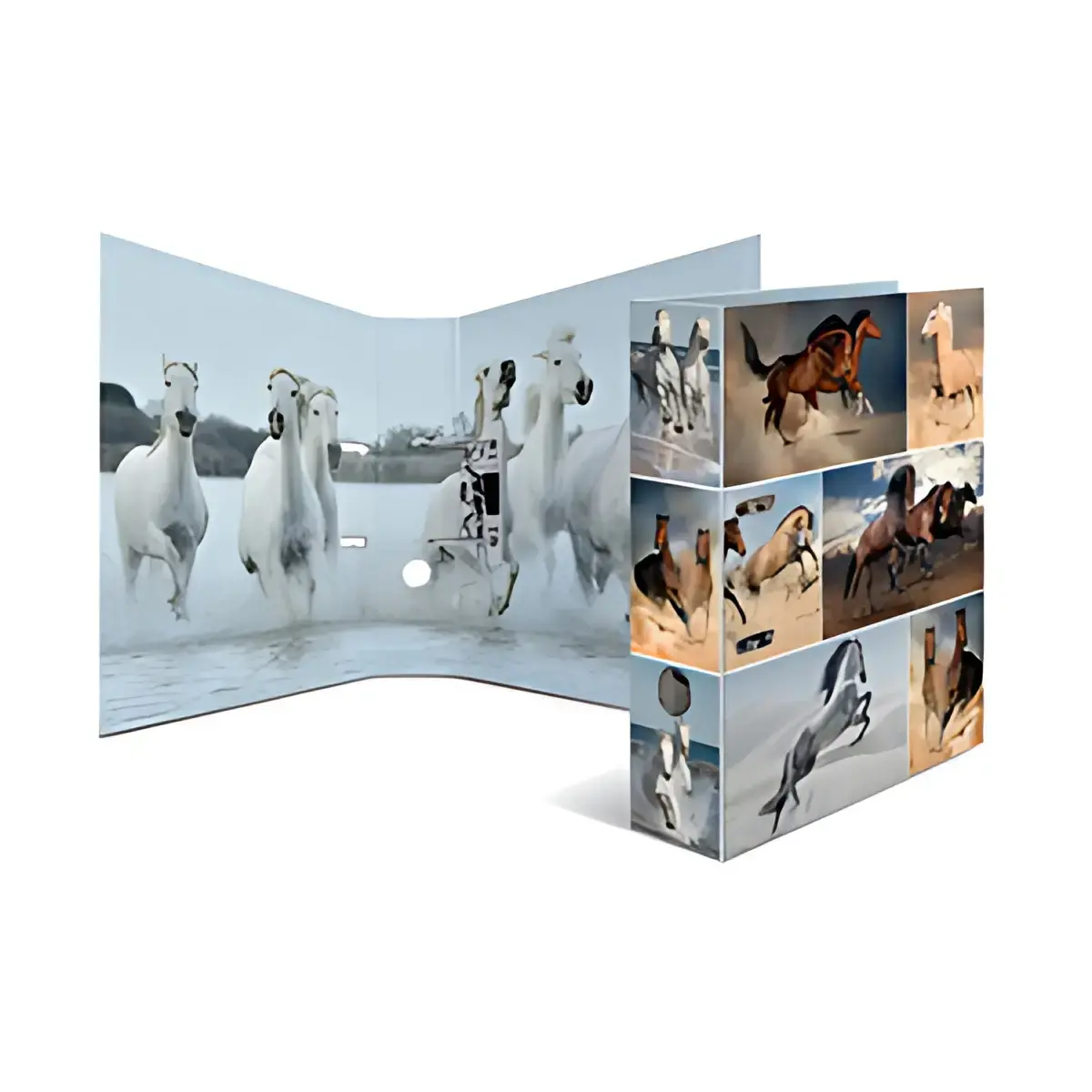 HERMA Classeur &agrave; levier &agrave; motifs 'Animals', A4, chevaux photo du produit