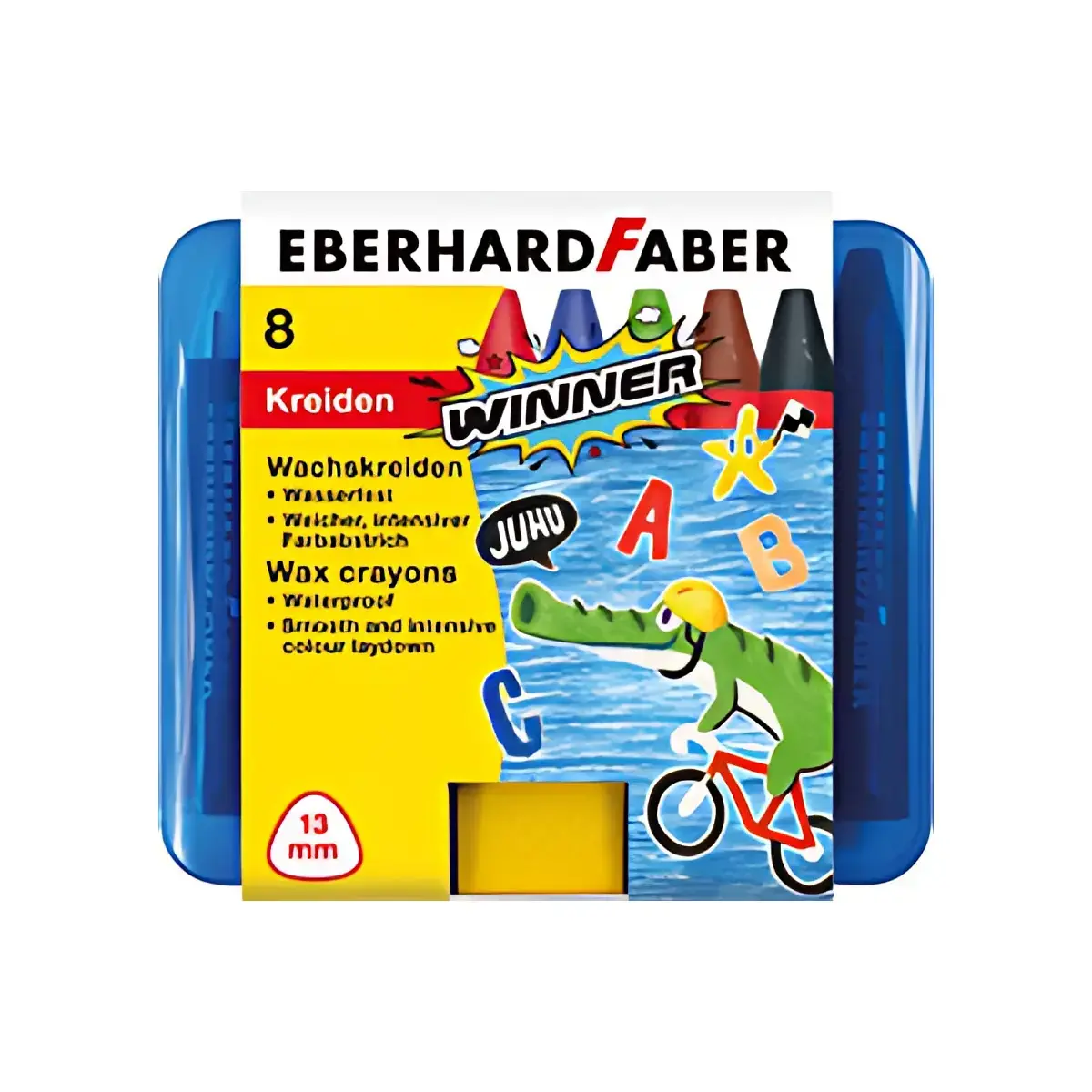 EBERHARD FABER Craie de cire triangulaire WINNER, &eacute;tui de 8 photo du produit