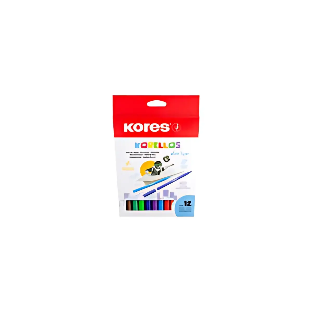 Kores Feutre de coloriage 'Korello', fin, étui carton de 12 photo du produit