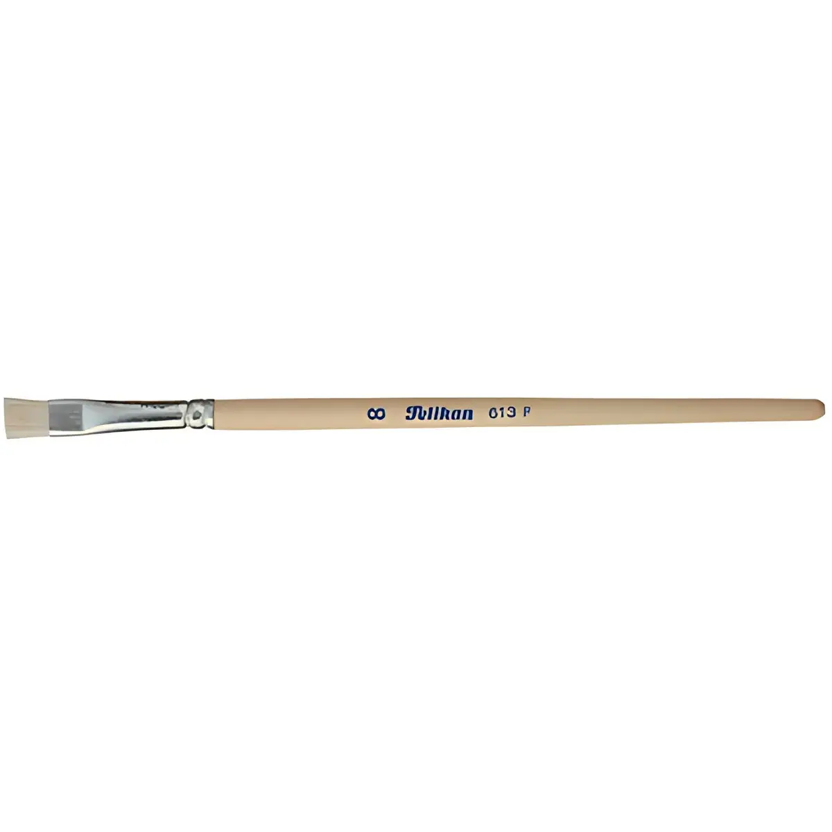 Pelikan Pinceau &agrave; soie 613 F, N. 16,manche en bois non laqu&eacute; photo du produit