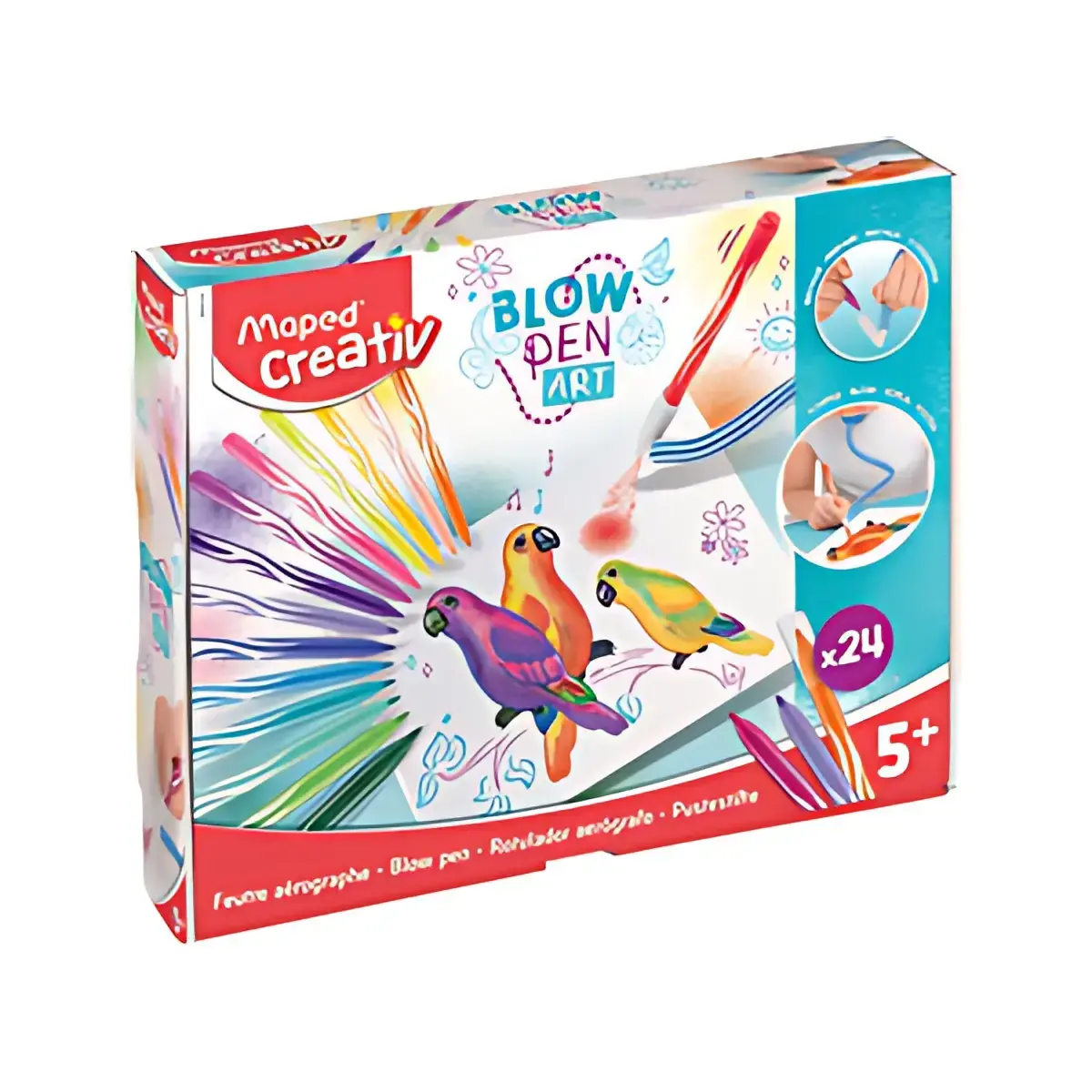 MAPED Creativ Kit feutre a&eacute;rographe BLOW PEN Art, 32 pi&egrave;ces photo du produit
