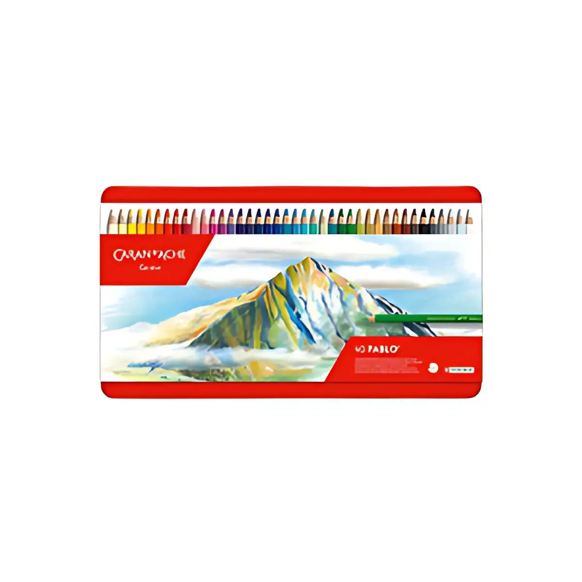 CARAN D'ACHE Crayons de couleur PABLO, étui métal de 40 photo du produit
