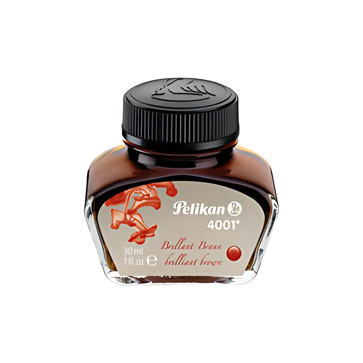 Encre 4001 dans un flacon - Marron - contenu 30 ml - Pelikan photo du produit
