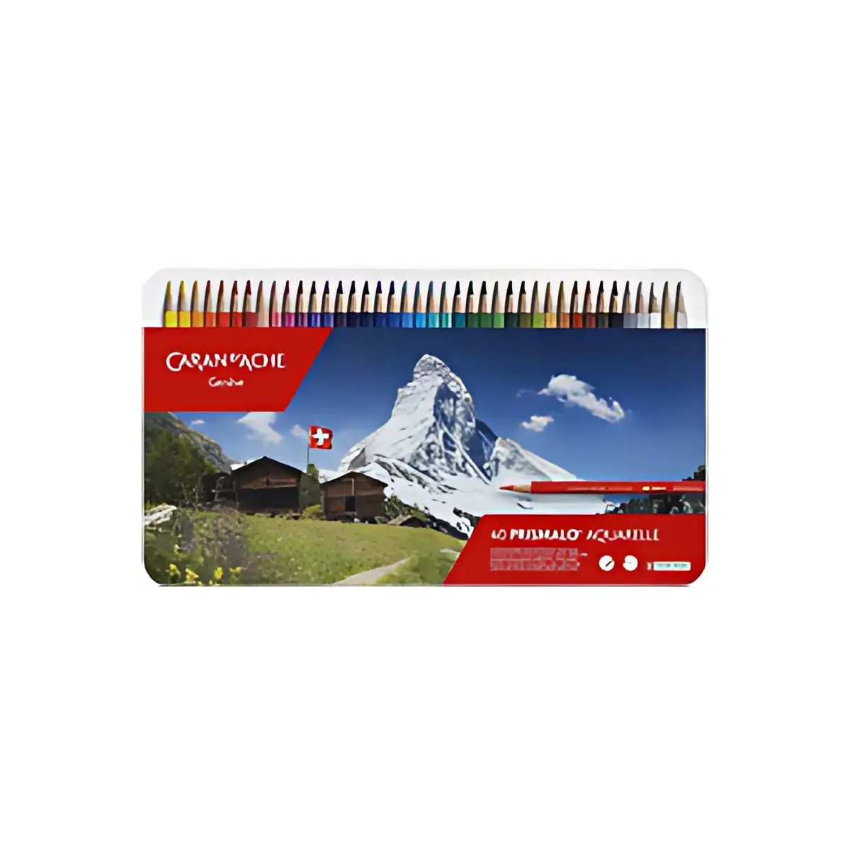 CARAN D'ACHE Crayon de couleur PRISMALO Aquarelle, 40 pièces photo du produit