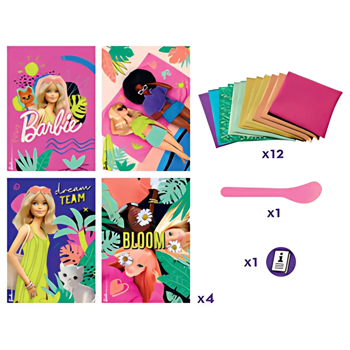 MAPED Creativ Kit créatif FOIL ART Barbie, 18 pièces photo du produit