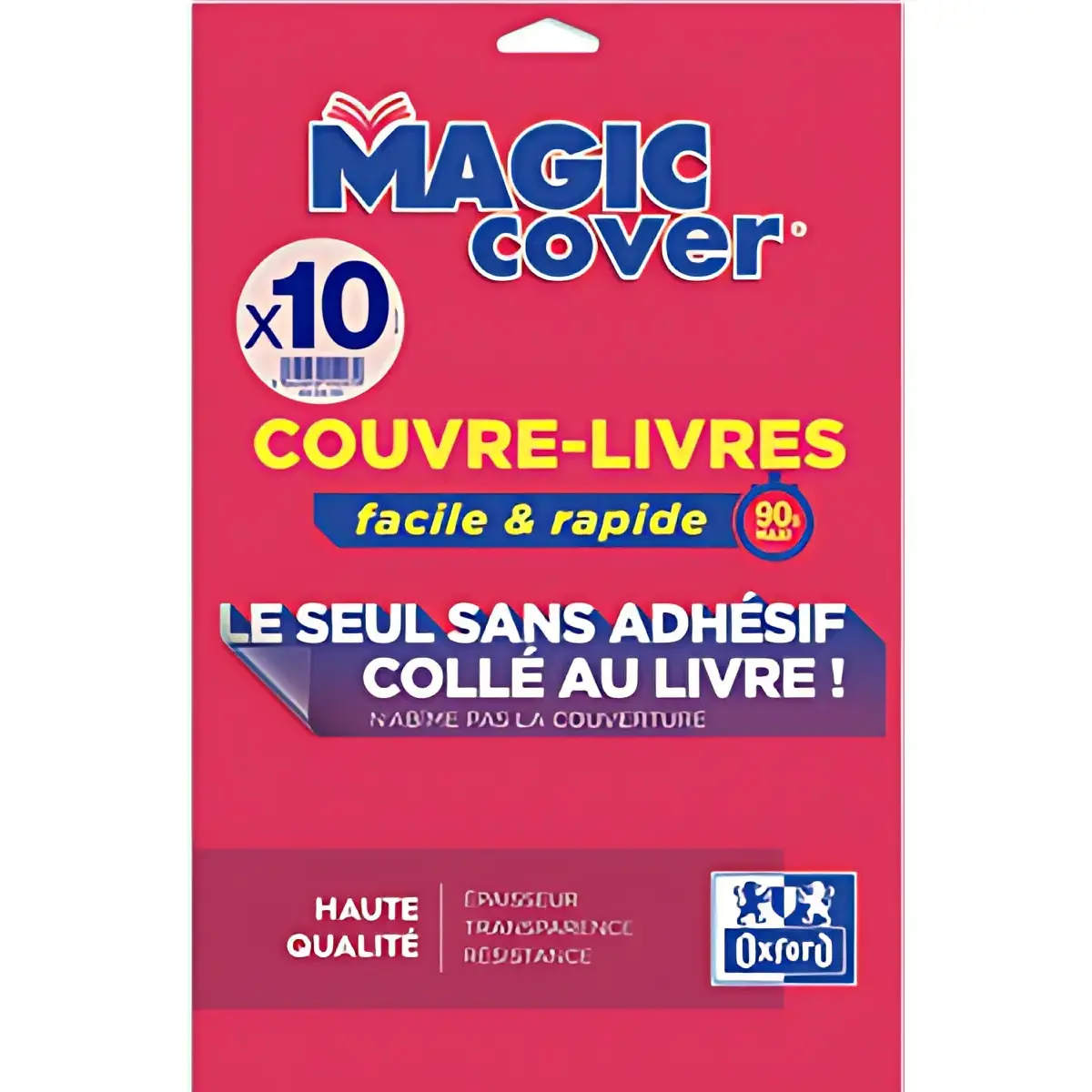 Oxford Couvre-livres 'Magic Cover', contenu: 10 feuilles photo du produit