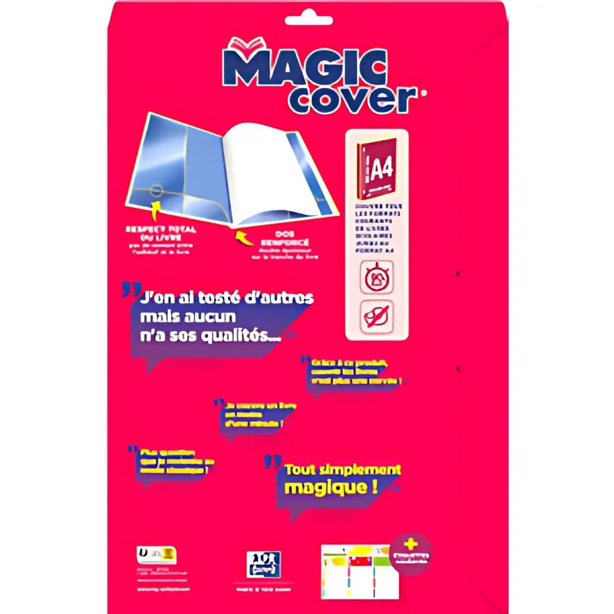 Oxford Couvre-livres 'Magic Cover', contenu: 10 feuilles photo du produit
