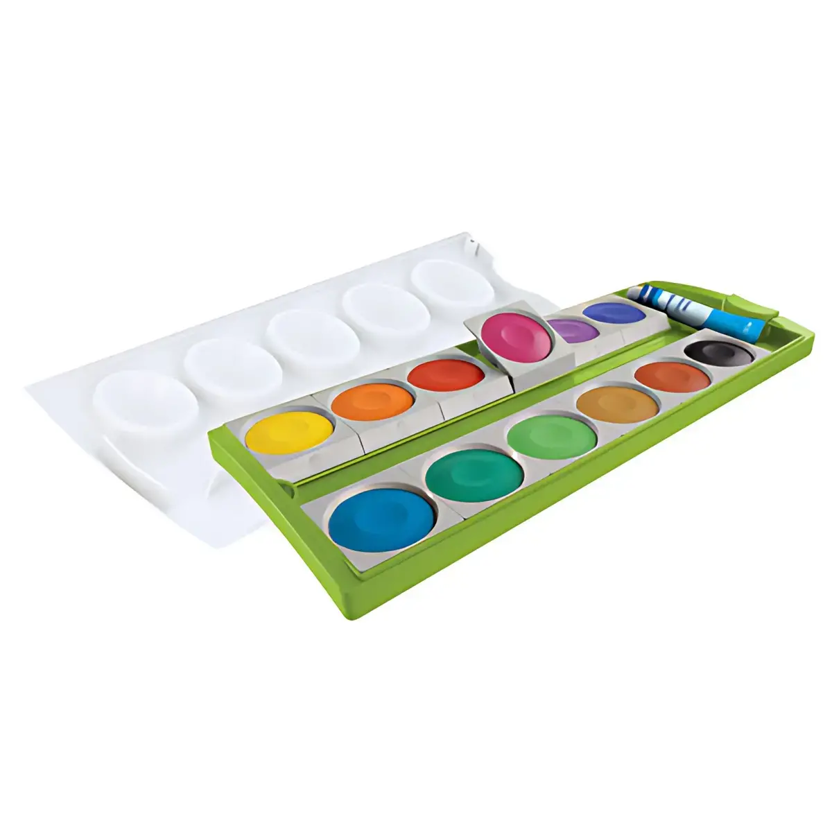 Pelikan Bo&icirc;te de peinture K12, 12 couleurs, vert photo du produit