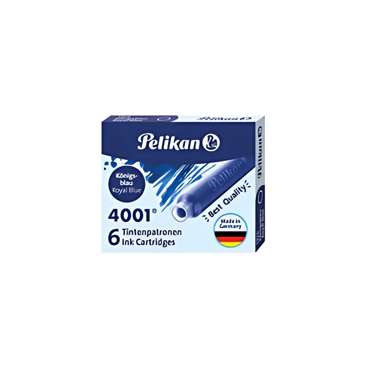 Pelikan Cartouches d'encre 4001 TP/6, marron-brillant photo du produit