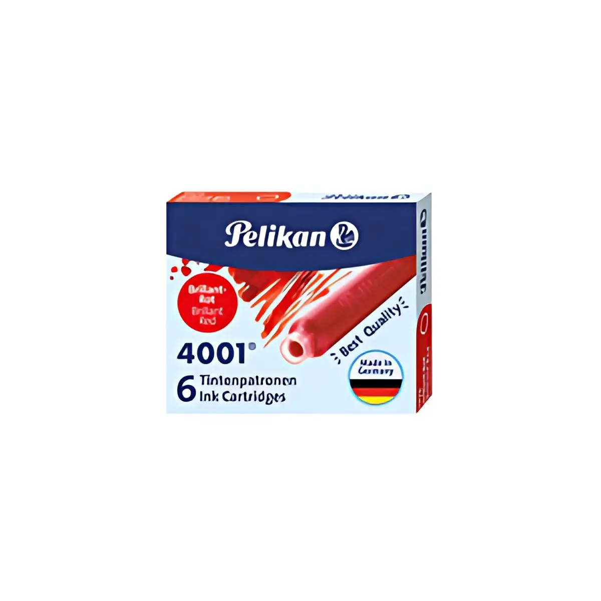 Pelikan Cartouches d'encre 4001 TP/6, marron-brillant photo du produit