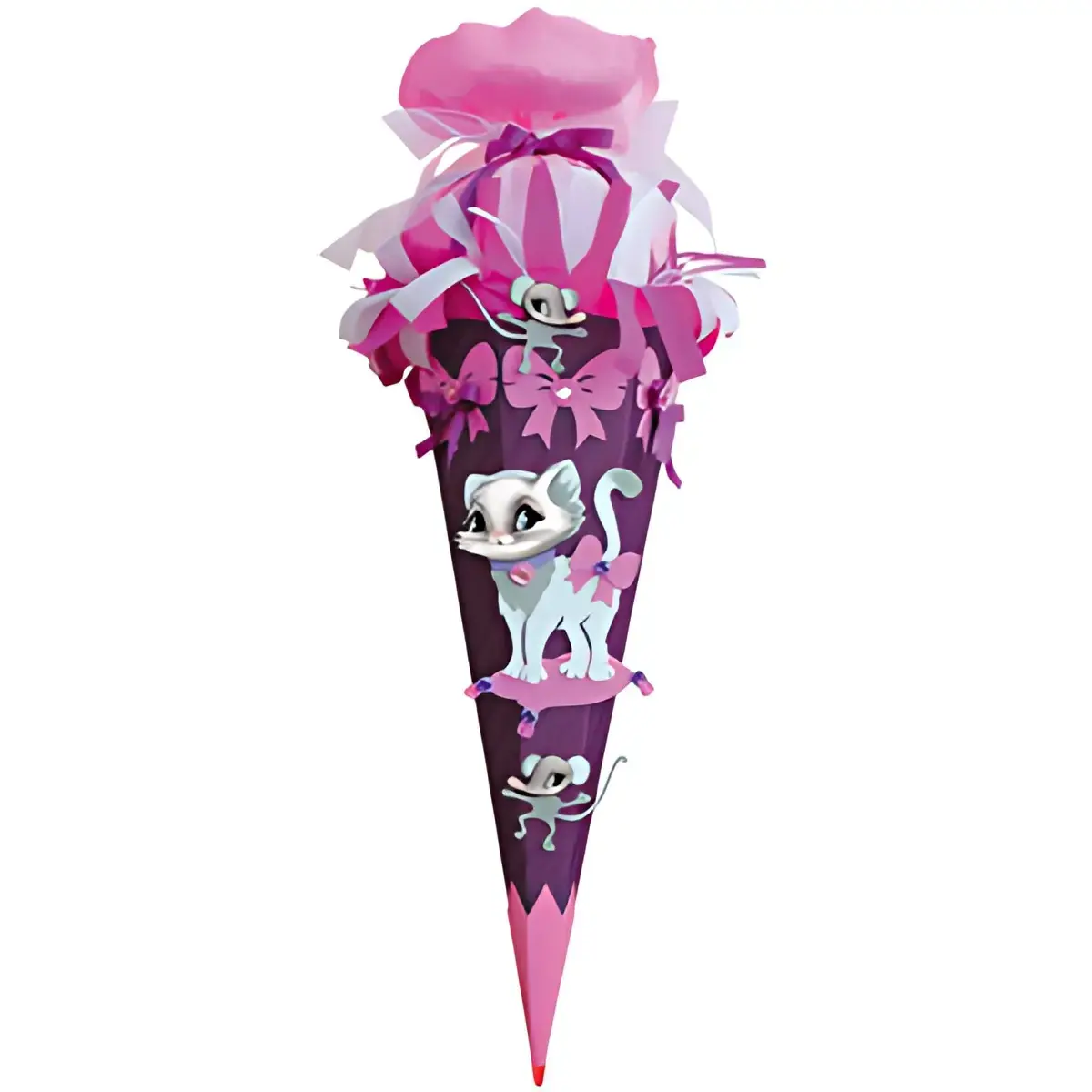 ROTH Kit de bricolage de cornet scolaire 'chaton', hexago- photo du produit