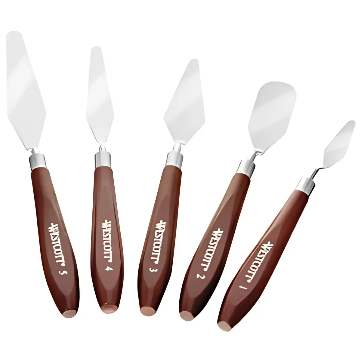 WESTCOTT Couteau à peindre, kit de 5 pièces photo du produit