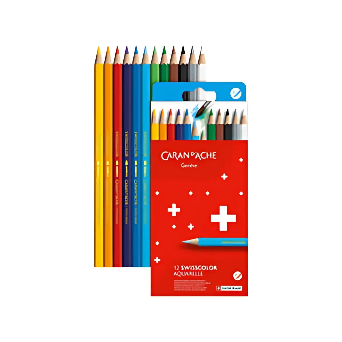 CARAN D'ACHE Crayons de couleur Swisscolor Aquarelle photo du produit