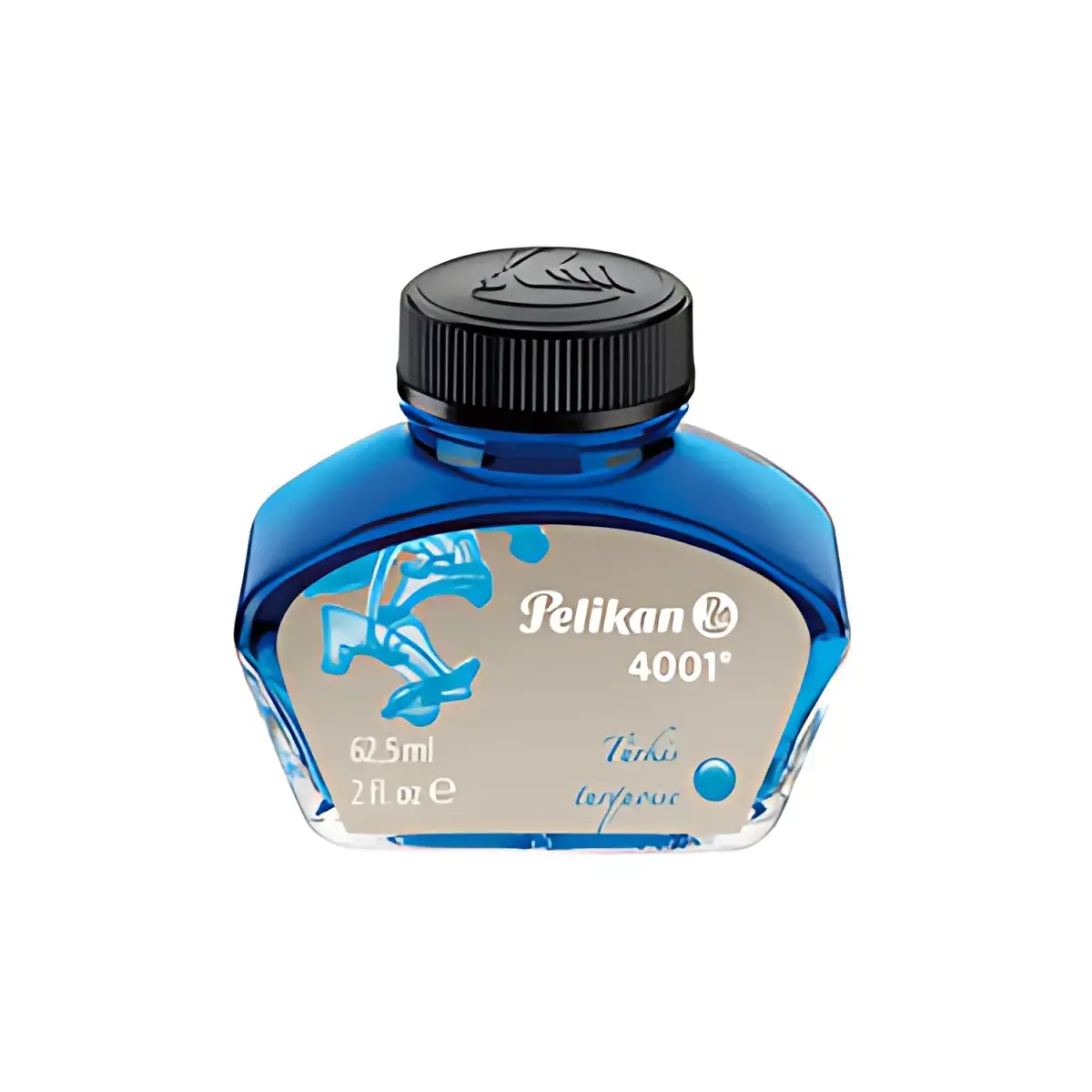 Pelikan Encre 4001 dans un flacon en verre, turquoise photo du produit