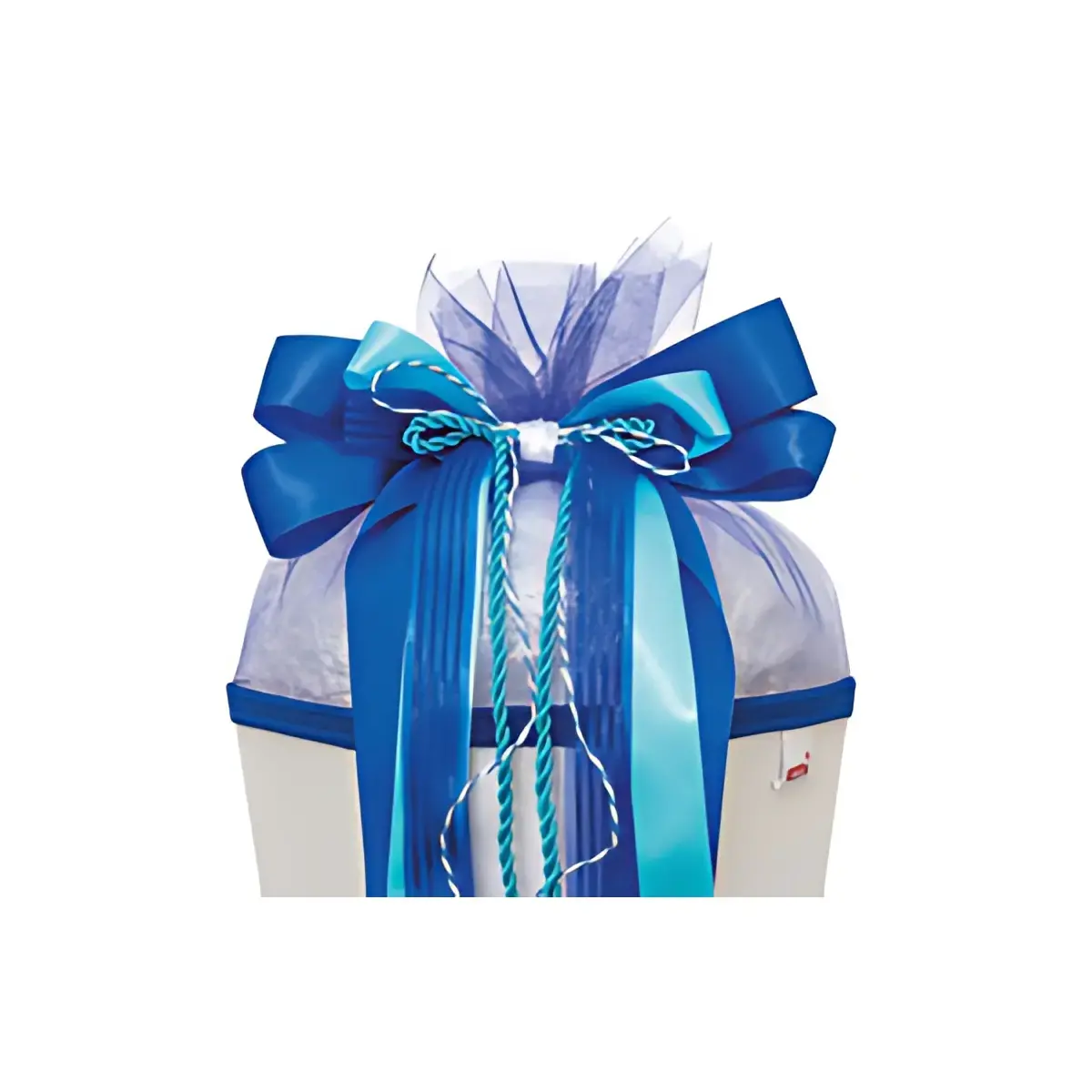 ROTH Pochette 'Speed', blanc/bleu/noir en 70% polyester et photo du produit