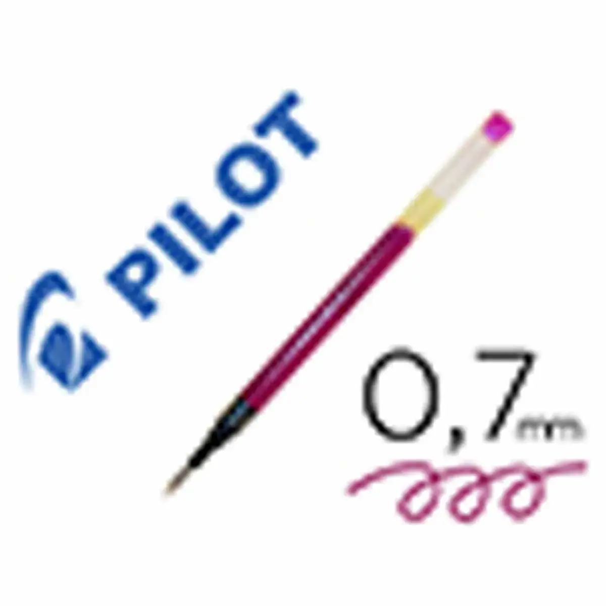 Recharge stylo G2-7 - Ecriture 0.7 mm - Rose - Pilot photo du produit