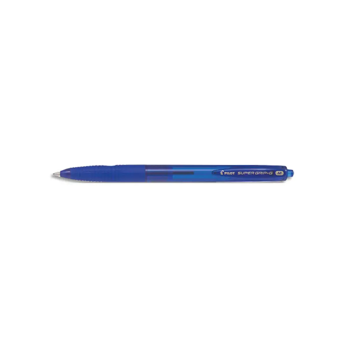 Stylo-bille pilot super grip g retractable pointe moyenne bleu photo du produit