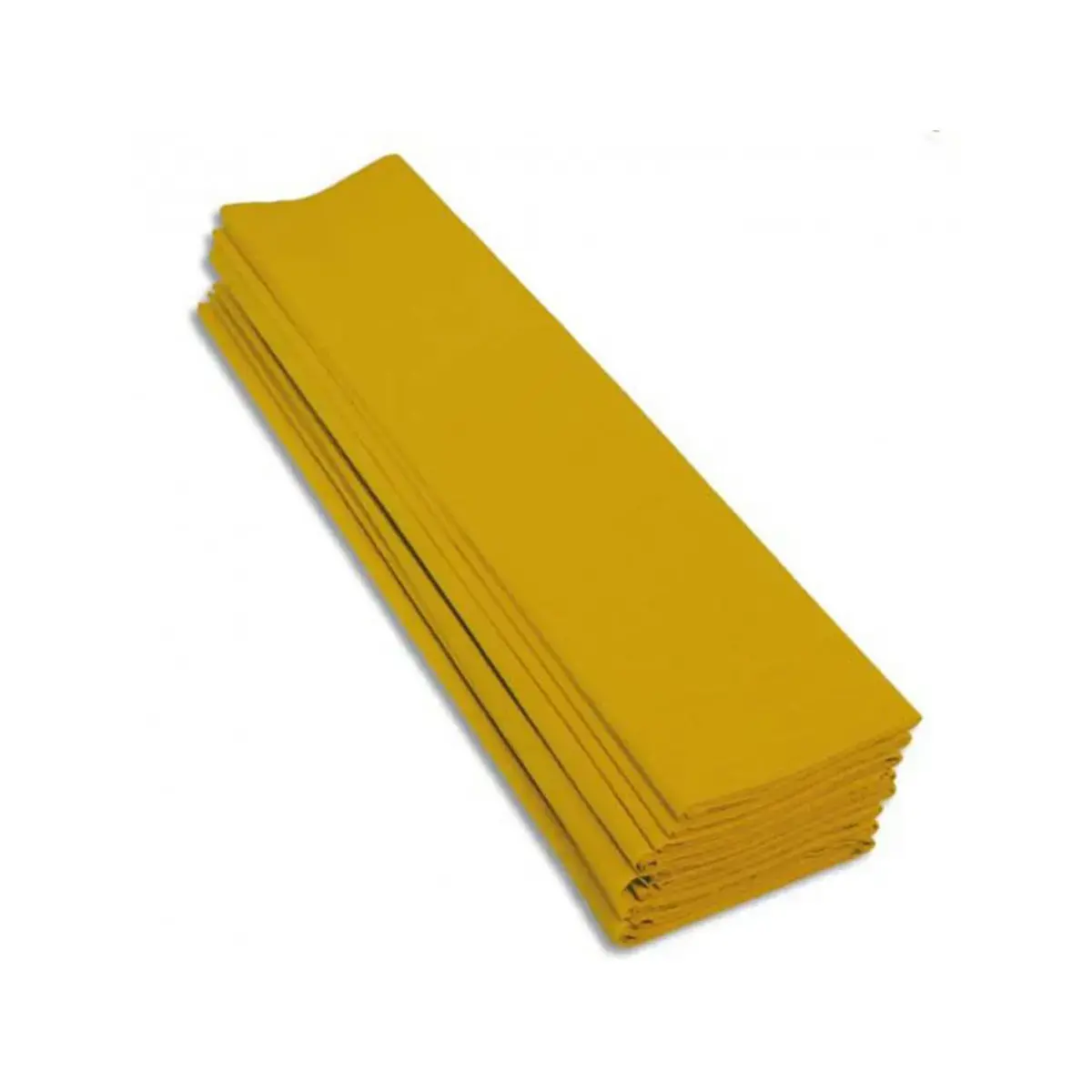 Papier crepon standard 0, 5x2m jaune citron 10 feuilles - Clairefontaine photo du produit