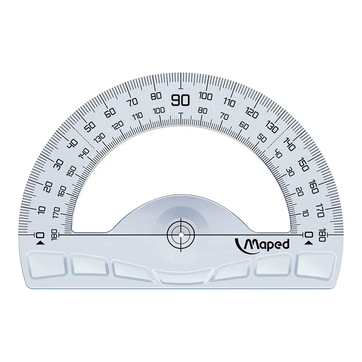 Rapporteur geometrique plastique recycle 180° base 12cm - Maped photo du produit