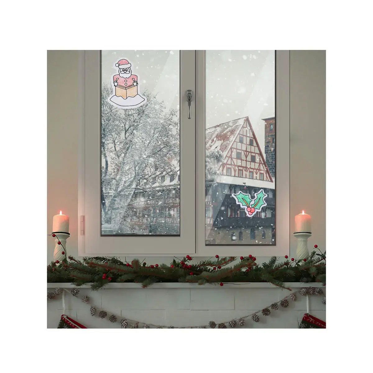 Pack de 66 gommettes sodertex transparentes 17x22 cm 6 planches - Sodertex loolipo photo du produit