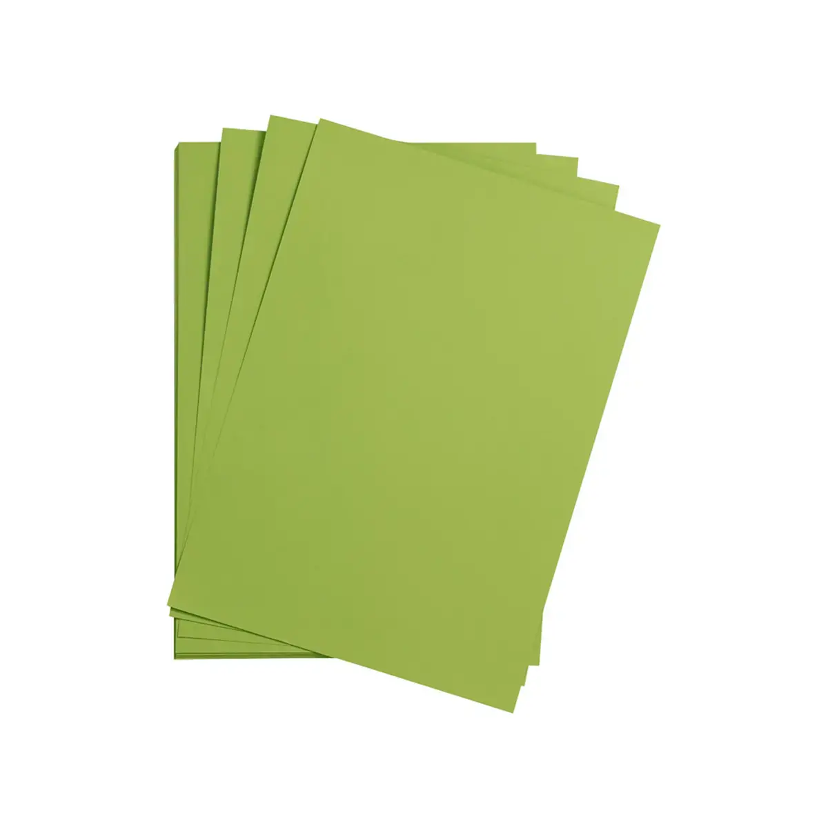25 feuilles papier Maya 270g 500 x 700 mm - Vert mousse - Clairefontaine photo du produit
