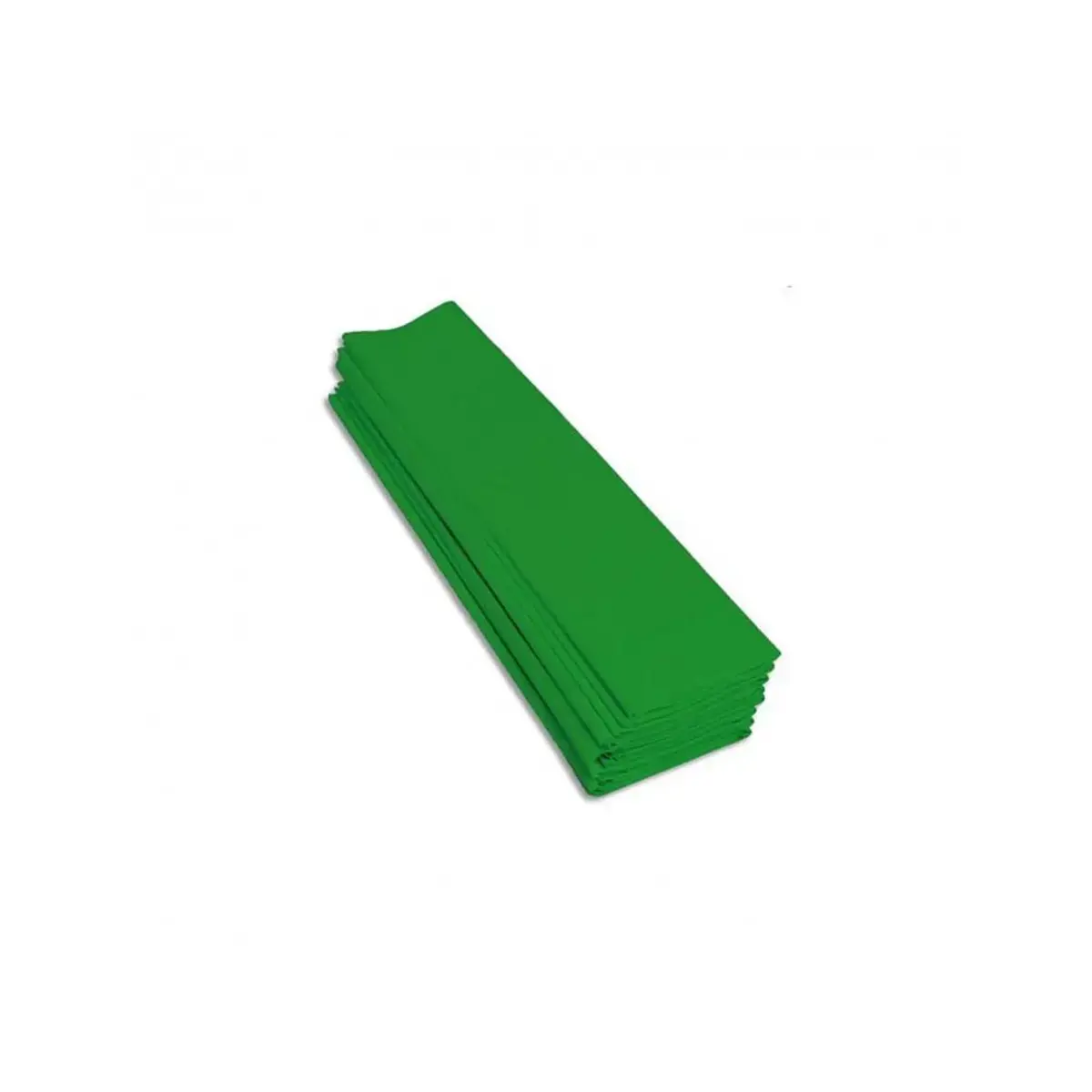 Papier crepon standard 0, 5x2m vert clair 10 feuilles - Clairefontaine photo du produit