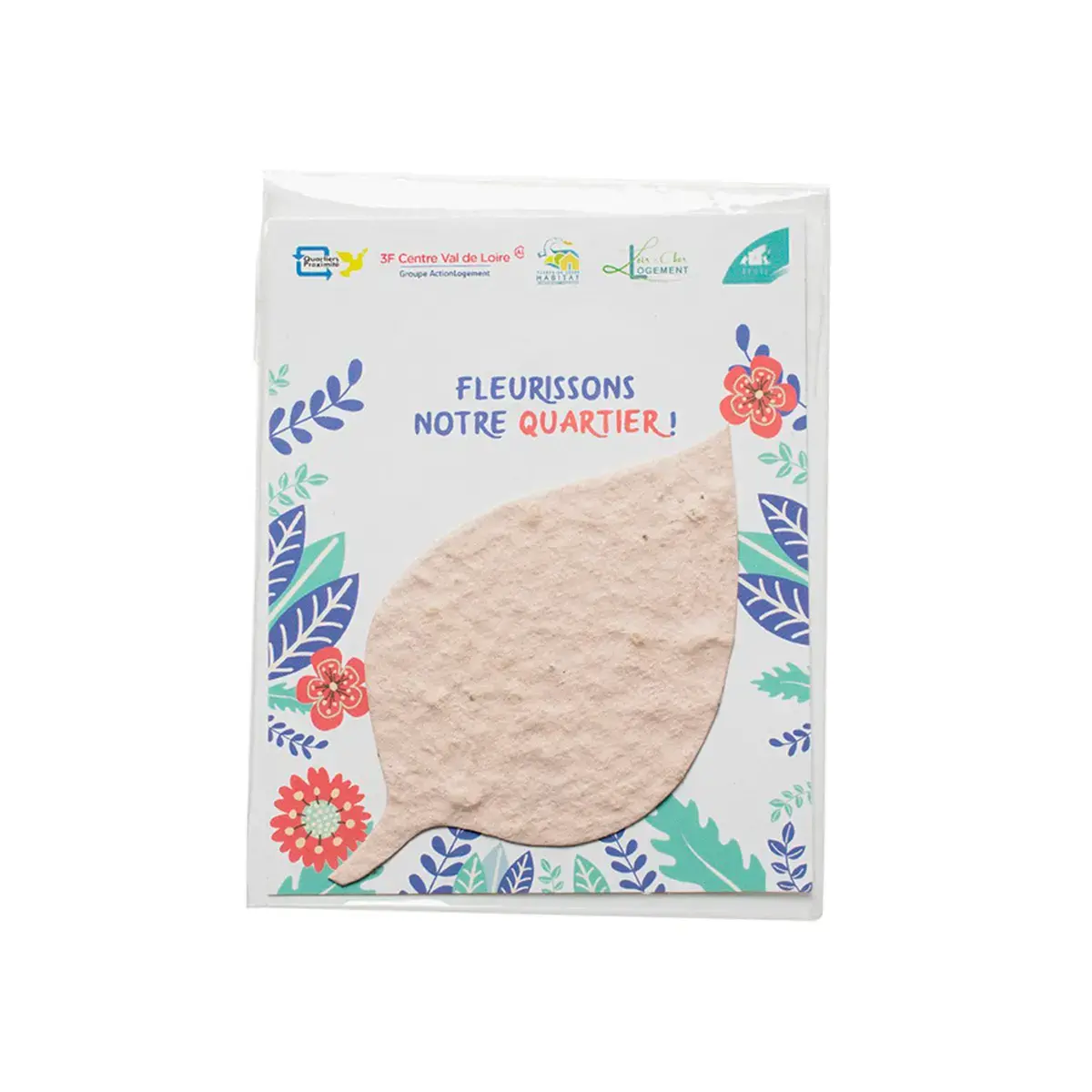 Pack formes printemps en papier ensemenc&eacute; 3, 5 cm 100 pcs blanc - Sodertex loolipo photo du produit