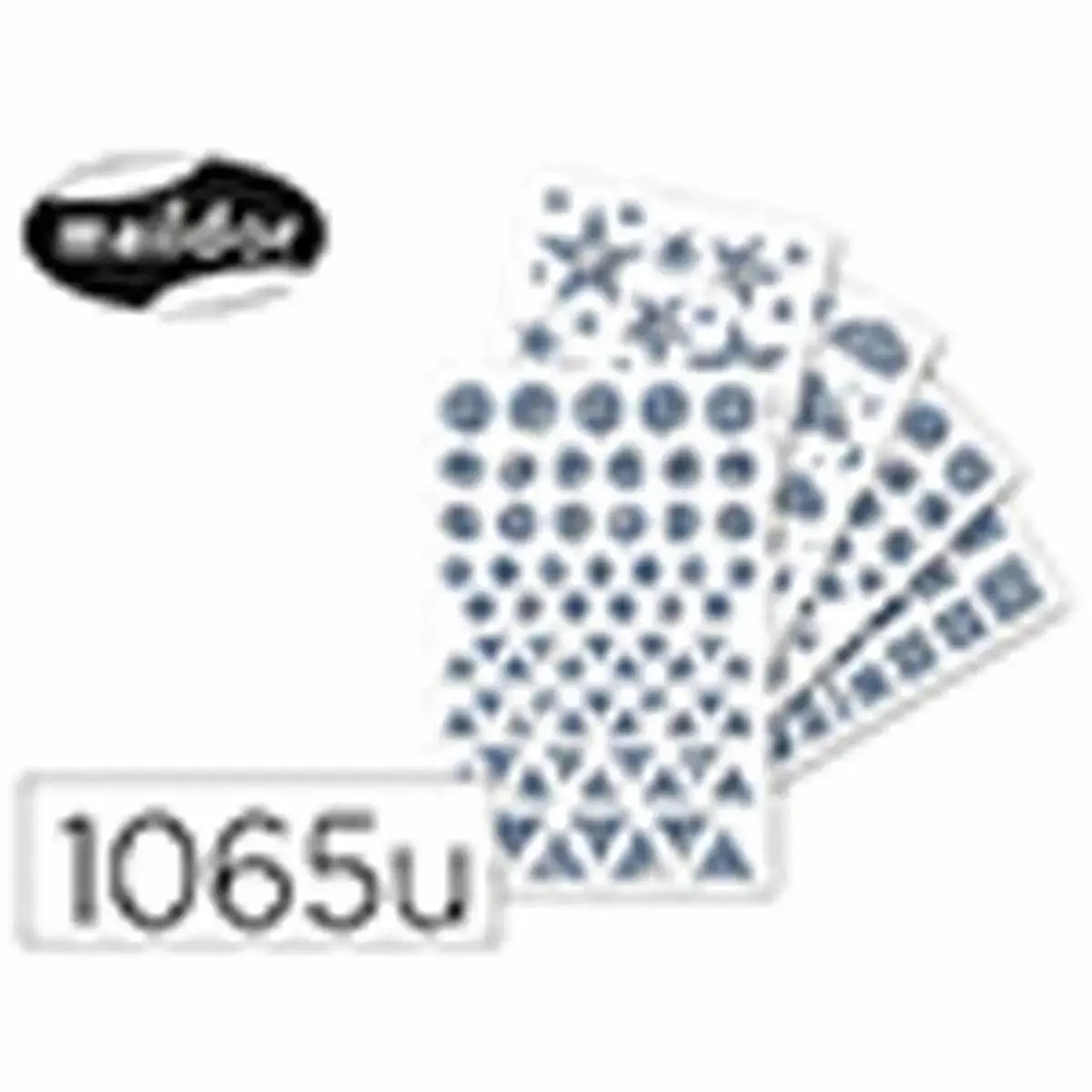 Gommette holographique maildor 10, 5x16cm argent 20 planches - Clairefontaine photo du produit