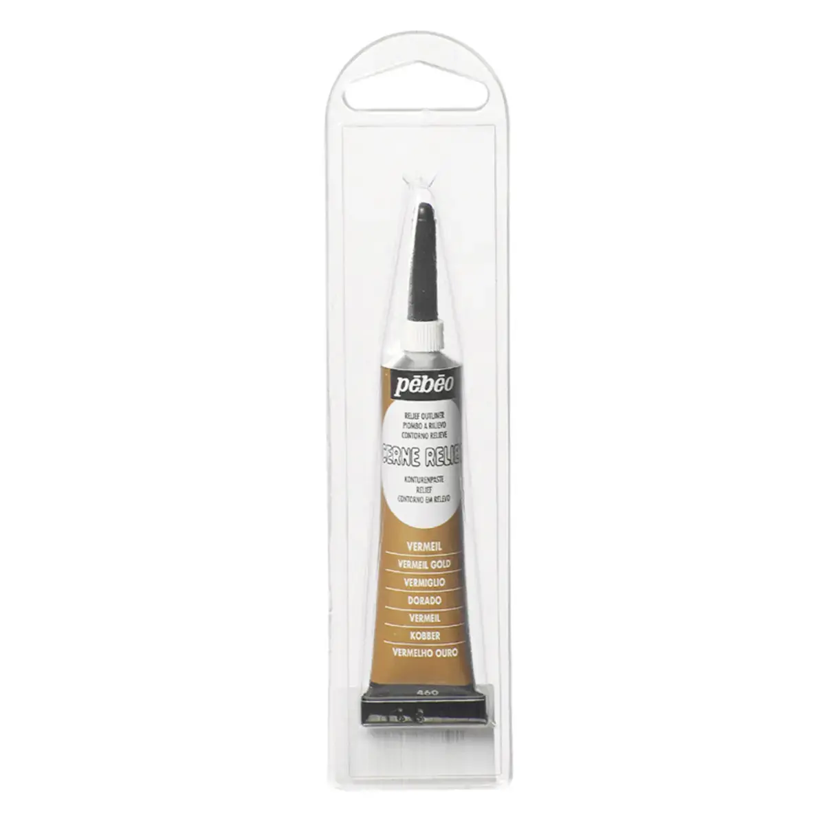 Cerne relief peinture vitrail coloris or tube 20 ml - Pebeo photo du produit