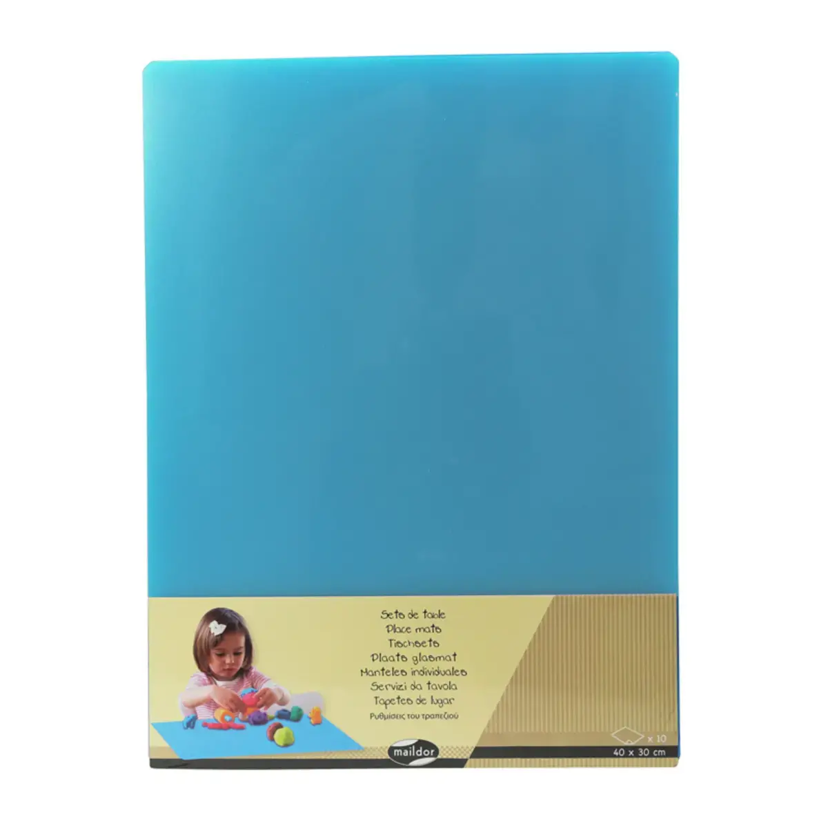 Lot de 10 sets table polypropylène 40 x 30 cm - Maildor photo du produit