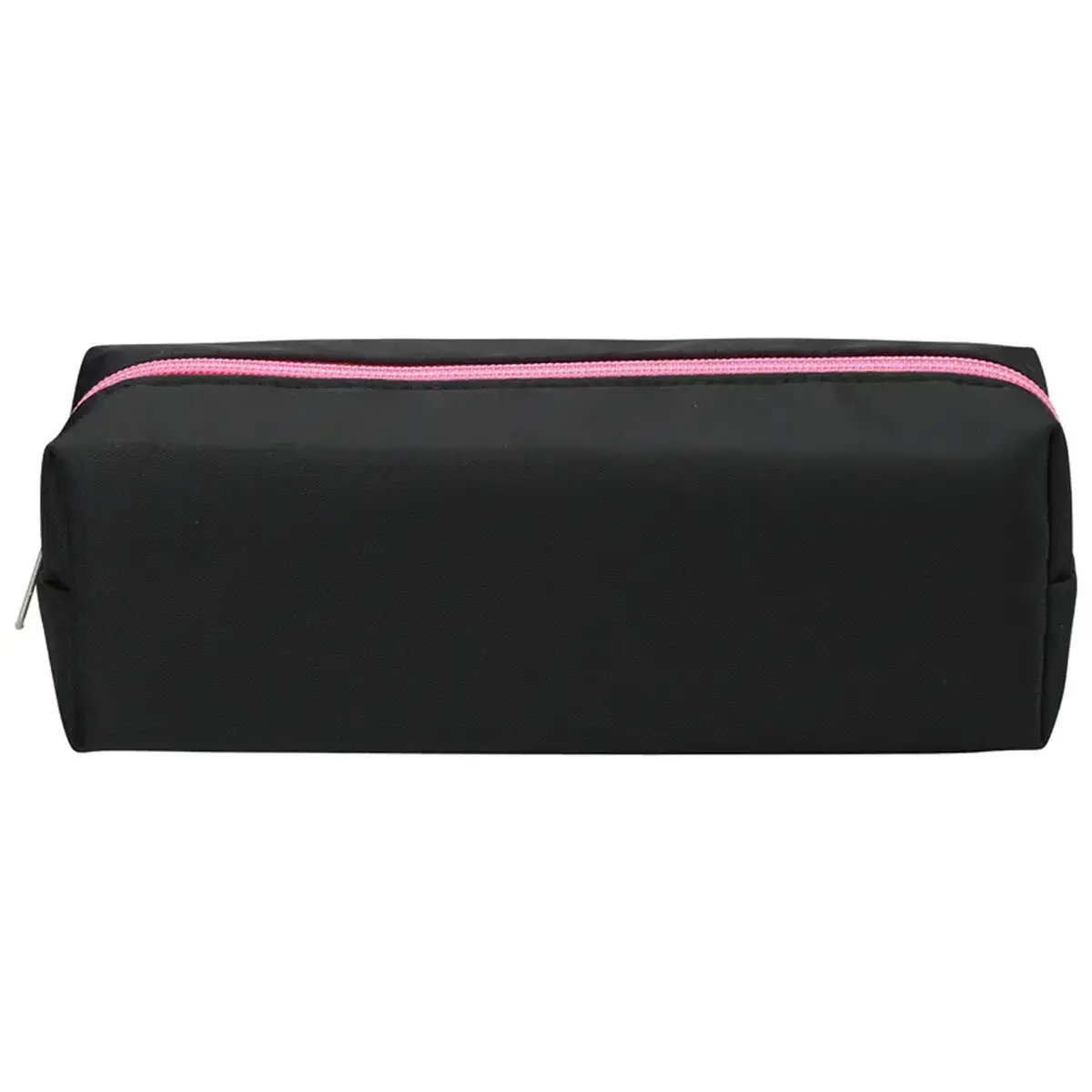 Trousses rectangulaires school "ecokids pop" noir zip fuchsia - Sign photo du produit