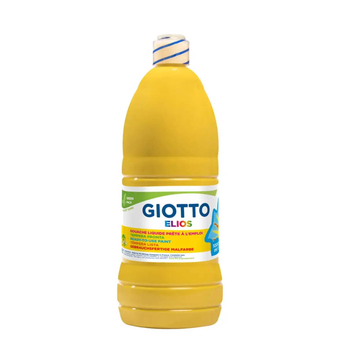 Flacon 1L gouache Elios - Jaune - Giotto photo du produit