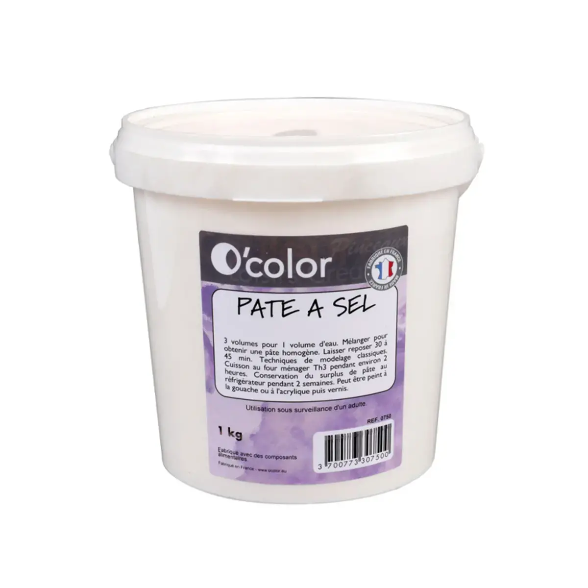 P&acirc;te &agrave; sel art plus pr&ecirc;te &agrave; l'emploi avec adjonction eau 1kg - La francaise des couleurs photo du produit