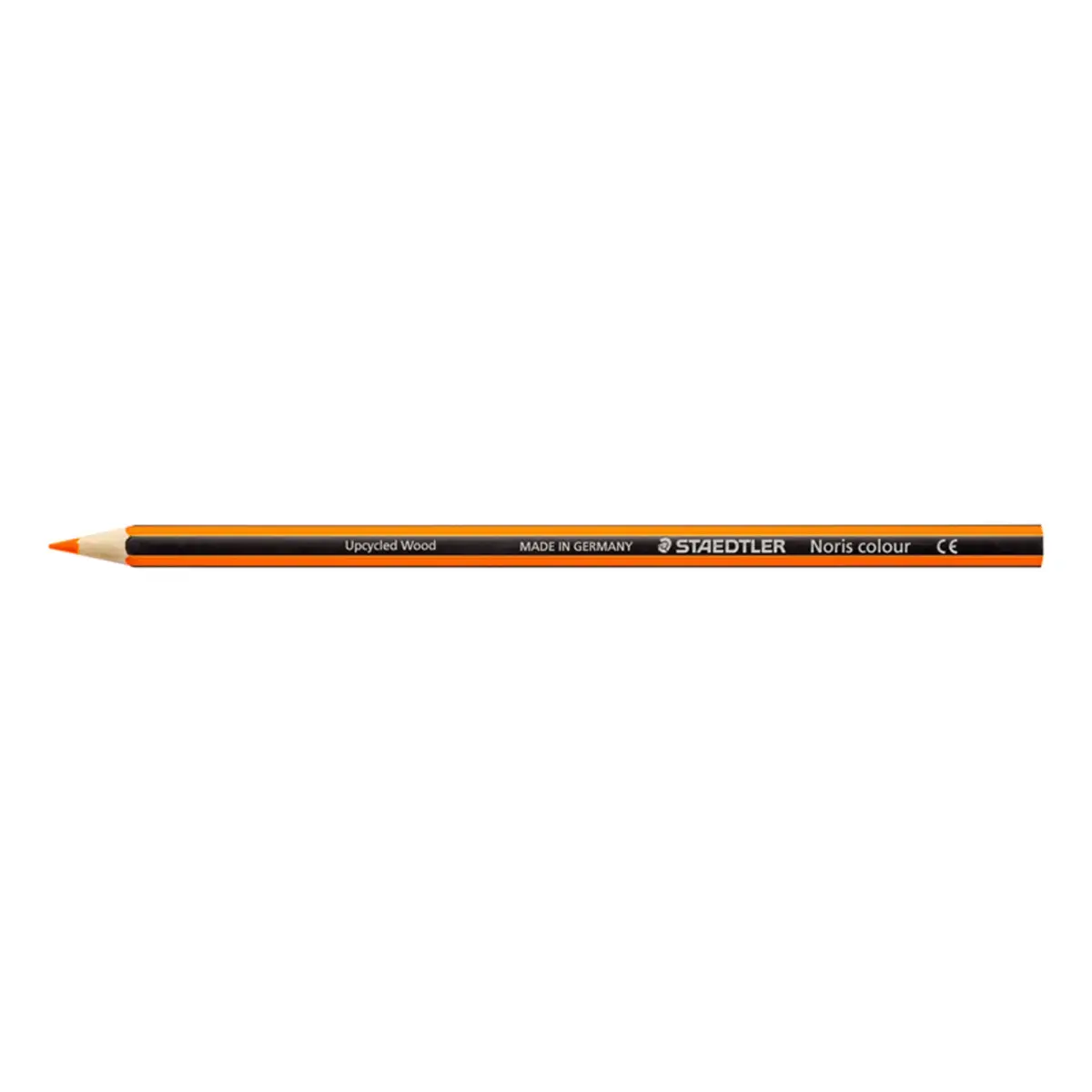Crayons Noris Colour 185 bois upcyclé - Orange - Staedtler photo du produit