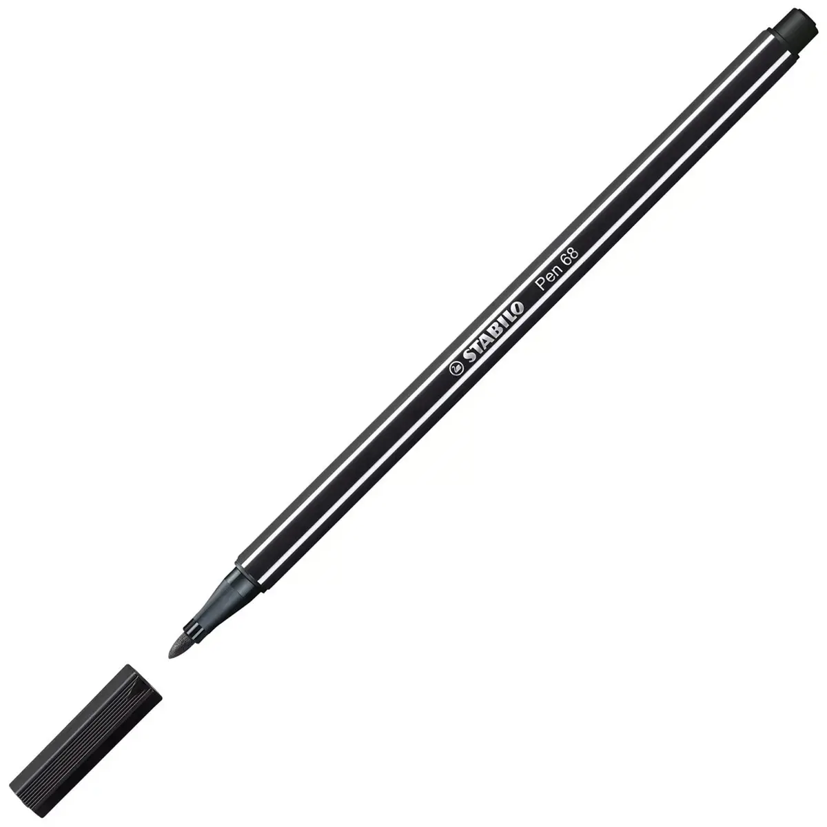 Etui carton x 18 feutres dessin pointe moyenne pen 68 arty - Stabilo photo du produit